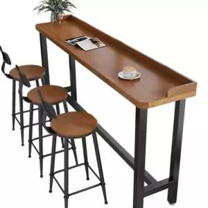 좁고긴 탁자 매장 음식점 길이 2000 원목 테이블 좁고 카페