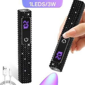 다이애나뷰티 휴대용 UV LED 네일 램프 젤 폴리쉬  건조 플래시라이트 펜 드라이어 다이아몬드 디자인