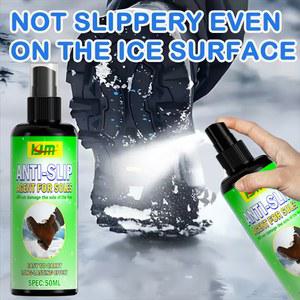 방수액 KJM 신발용 미끄럼 방지 스프레이 눈과 얼음에 대한 그립 강화제 미끄러운 표면에서 이동 휴대용 밑창 처리제