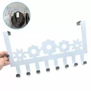 [JED] 문걸이 행거 옷걸이 스텐레스 도어 벽걸이 8구 후크 방문 다용도