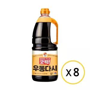 사조오양 굿픽 우동다시 2kg x 8개 / 대용량, 업소용