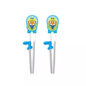 에디슨 스텐레스 젓가락 1단계 2개세트 뽀로로