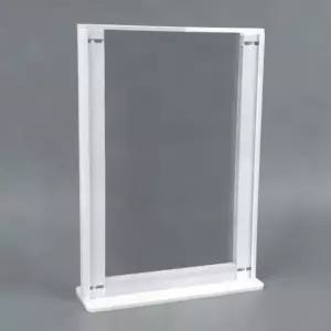 [문구/오피스] t자 a4 투명 카페 테이블 스탠드 거치 홀더 양면 안내문 꽂이 매장