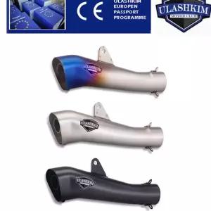 385mm 범용 오토바이 GSX300R용 CB99 XJR300 XMAX300 머플러 ZZR