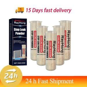 방수액 5Pcs 자동 탱크 누출 수리 냉각 시스템 실러 라디에이터 중지 분말 자동차 지속 도구 추가