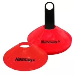 낫소 축구 훈련 접시콘 세트 레드 10개입