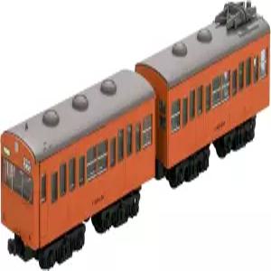 B 트레인 쇼티 JNR 103 시리즈 이니셜 오렌지(상단 + 중간 2량 차량) 페인팅 플라스틱 모델