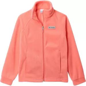 컬럼비아 유스 걸스 벤튼 스프링스 플리스 재킷 핫 코랄 XX-소형