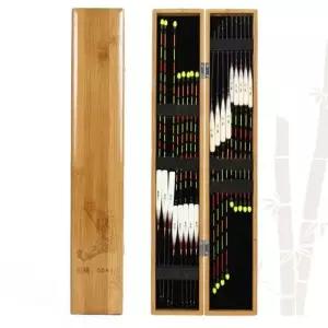 위치 조정 스펀지 우드 찌 케이스