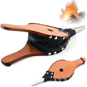 프리미엄 나무 벽난로 송풍기 굽고 화재 스토브 바베큐 도구에 대한 내구성 효율적인 열 분배 핸드 팬