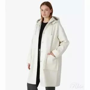 오라리 라이트 멜턴 후드 라이너 코트 A23AC01LM 아이보리 멜톤 후디드