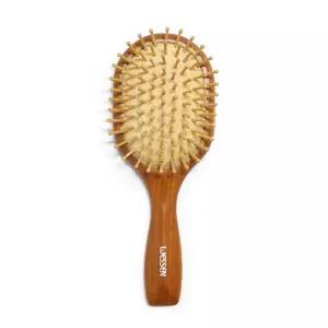 웨신 헤어브러쉬 버취우드 패들형 볼팁 두피 마사지 1개