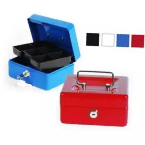 [문구] 캐시박스 철재 개인금고 중형돈통 철재금고 소형금고 금고소품 카운터금고