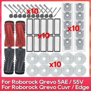 Roborock Qrevo C / 5AE S5V Curv S5X 5A1 5XC EdgeC S5A 5V1 호환 브러시 필터 물 먼지봉투