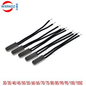 열보호대 퓨즈 온도 스위치 NC 온도조절기 없음 KSD9700 5A 250V 40C 55C 100C 5개