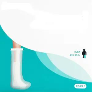 환자용 성인 다리용 기브스 방수커버 깁스커버 기브스랩 방수포 FS-2105 실리콘방수랩 가정용