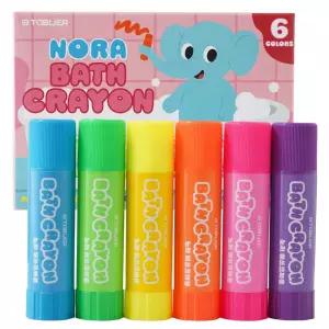 따블리에 유아 욕실크레용 목욕크레용 워셔블 아기크레용 목욕놀이 6색 2세트