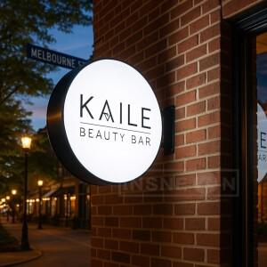 맞춤형 LED 라이트 박스 간판 엔트런스 비즈니스 아크릴 조명 실외 주택/상점 로고 글자