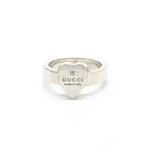 [구구스]중고명품 구찌 하트 실버 반지 9 (NO 10417943)