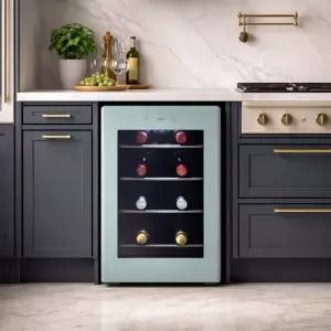 LG 디오스 와인셀러 W0082GTB 8병 오브제컬렉션 클레이 민트 와인케어시스템