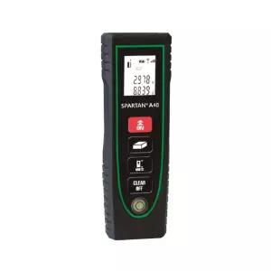 스파르탄 A40 미니 레이저 거리 측정기 40m IP54 길이 면적 부피 소형 줄자