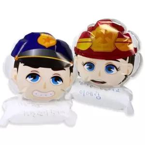 색칠북 컬러룬 얼굴풍선 직업 스티커 꾸미기