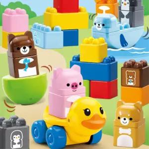 신생아 통에든 동물그림 오뚜기 아기블럭 영아용 조카선물