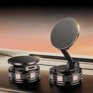 차량용 진공 흡착식 마그네틱 폰 거치대  자력 GPS 네비게이션 홀더