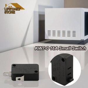 1PC 자동 재설정 Micr0 리미트 스위치 교체 KW7-0 16A 실버 접촉 온수기 리미터 3*2*2cm 기계