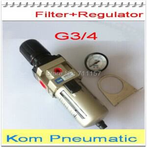 3/4 인치 SMC  공기 필터 레귤레이터 AW4000-06 커버 처리 유니온 압축기