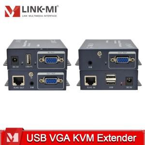 LINK-MI 300M KVM 연장기 (CAT5e/6 케이블 사용) VGA 비디오 및 오디오 출력 지원 MJPEG VGA KVM 연장기 RJ