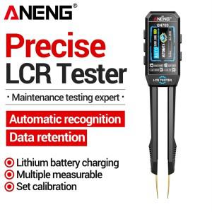 ANENG GN703 스마트 브리지 핀셋 디지털 LCR 테스터 저항 인덕턴스 연속성 커패시턴스 휴대용 측정 도구