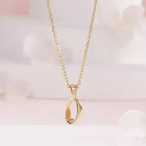 [신세계라이브쇼핑][비앤비골드] 18K 이중 삼각 고리링 체인 목걸이 MNN42489