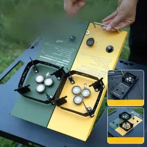 휴대용 고화력 가스버너 캠핑용 미니 버너 세트 두꺼운 부품 포함