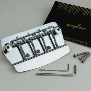 4현 하드 테일 고정 베이스 일렉트릭 기타 브릿지 MMB4 블랙