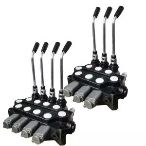 유압 분배기 수동 레버 양방향 컨트롤 밸브 멀티