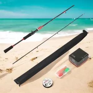 릴+루어+낚싯대세트 게더릭 베이트 1.6m 바다낚시대 바다낚싯대