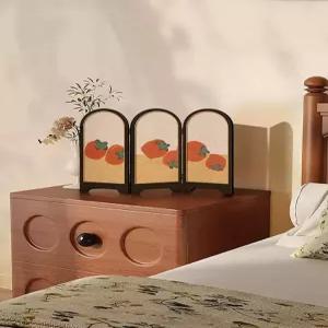 그린 미니병풍 현관장식 40x30 칸막이 거실장식 장식 거실 만향시광 미니 정교하게 현관