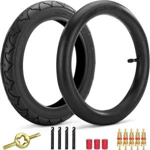 전면 2/25×75/225/225 어 및 튜브 25인치 x 225 전륜 내부 세트 BOB 유모차 레볼루션 Se Flex 조깅 듀얼리