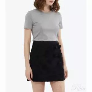 [가니] 블랙 부클 자카드 미니 스커트 사이즈 32 154951203