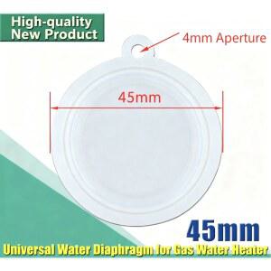 온수기 가스 액세서리용 45MM 내구성 압력 다이어프램 물 연결 히터 부품 흰색