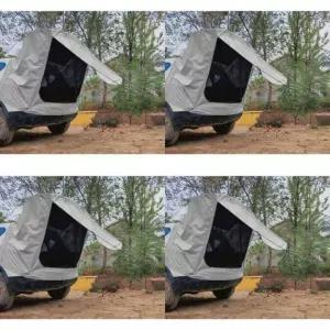 차박 트렁크텐트 125x95x140cm 일반형 그레이 차량텐트 차박용텐트