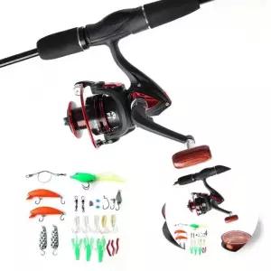 올인원 루어+스피닝릴+낚싯대세트 2.05m 초보자낚시세트 낚시채비세트 초보자입문용낚시대세트
