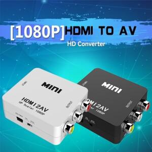 HDMI to AV RCA 컨버터 1080P 비디오 어댑터 스위처 홈 시어터 TV DVD 플레이어 셋톱박스 멀티미디어 장치