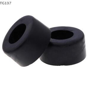 4개 고무 서랍 수납장 발 댐퍼 패드 베이스 내구성  검정색 하드 대형 케이스 스피커 호환 액세서리 38mm X