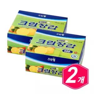 크린? 위생장갑 500매 x 2개 식당 음식 가게 업소용
