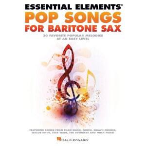바리톤 색소폰을 위한 필수 요소 팝송 | 학생들을 쉬운 솔로 악보 음악 송북 밴드 방법 연습을 30가지 팝 히트곡과 영화 테마
