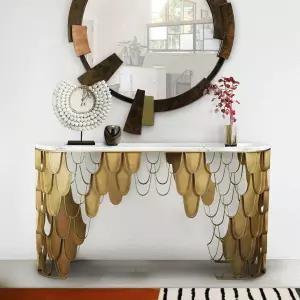 엔틱 콘솔 장식장 현관 유럽풍 선반 복도 벽난로 서랍장