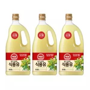 사조 해표 넉넉한 식용유 1.8L x 3병