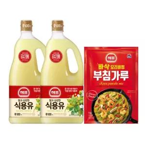 사조 식용유 1.8L x 2개 + 부침가루 1kg